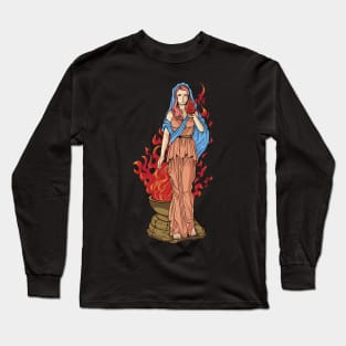 Goddess of Greek mythology - Hestia Vesta Long Sleeve T-Shirt